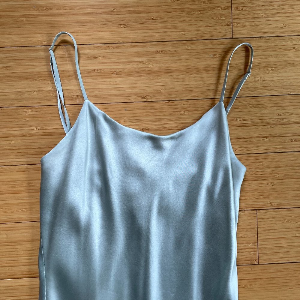 Silk Seafoam Lined A-line "Ricci Slip" Dress